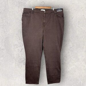 NWT Abercrombie & Fitch 90s Straight Ultra High Rise Jeans Brown 36 31inseam